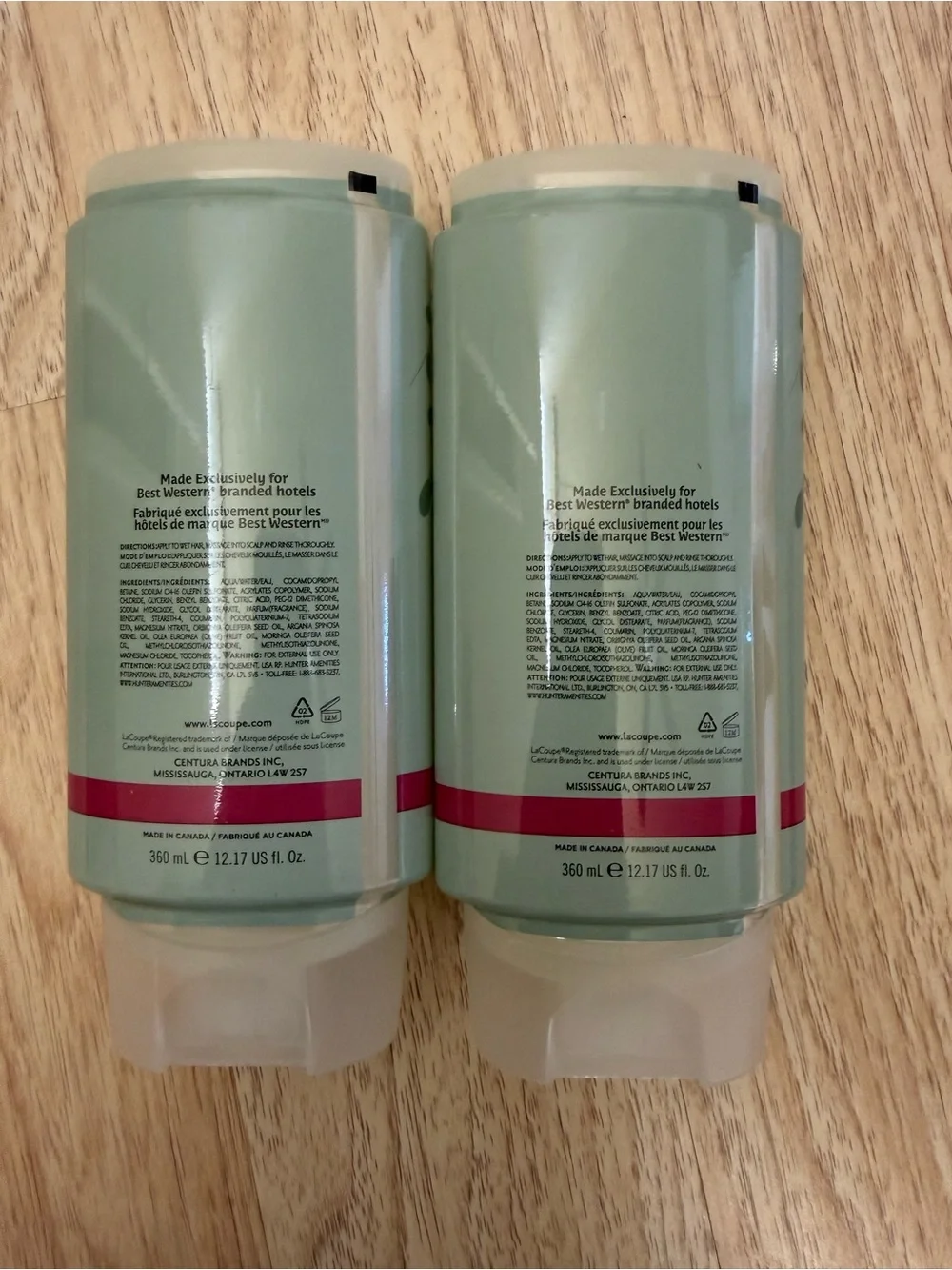 LaCoupe Argan Oil Complex Revitalizing Shampoo - NEW 2 bottles